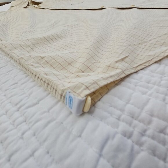 World Famous Rino Brand Eck Unltd Short Sleeve Shirt Men's XL Brown Check EUC LN - Picture 2 of 14